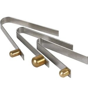 [Hot Item] Factory Metal V Shape Spring Clip Button Stainless Steel Tent Pole Spring Clip