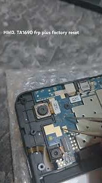HMD TA1690 factory reset plus frp