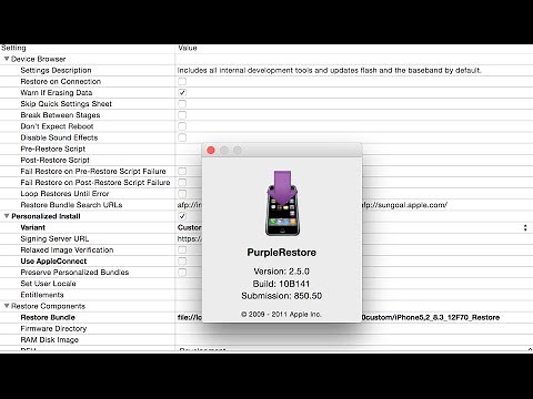 Install Custom Firmware ipsw iphone 4S, 5 with purple restore icloud bypass