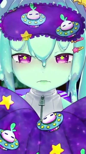 Slime Girl gives Chat Butterfly Kisses #vtuber