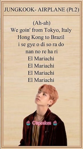 JIMIN & JUNGKOOK - Airplane (Pt.2) Part Lyrics #jimin#jungkook#lyrics#kpop#cupcakesedit
