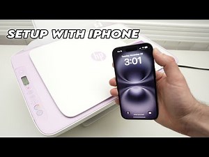 How to Setup iPhone With HP DeskJet 2842e & 2855e Printer