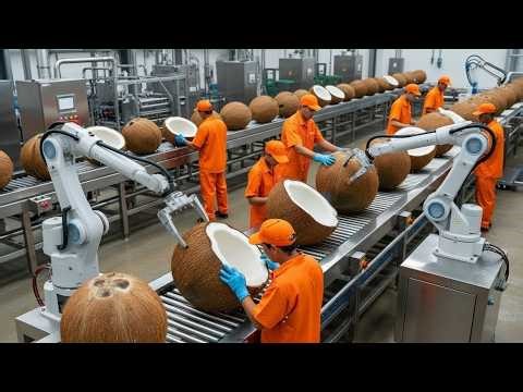 Coconut Milk Manufacturing Process – From Coconut to Bottle