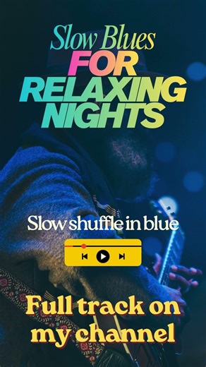 Slow Blues for Relaxing Nights 🎸 (Calm Guitar & Chill Vibes)