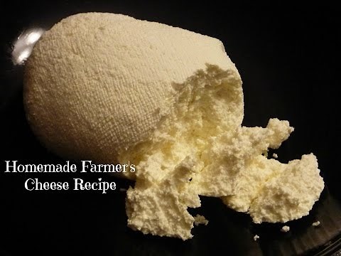 Homemade Farmer's Cheese Recipe - Quark - Творог