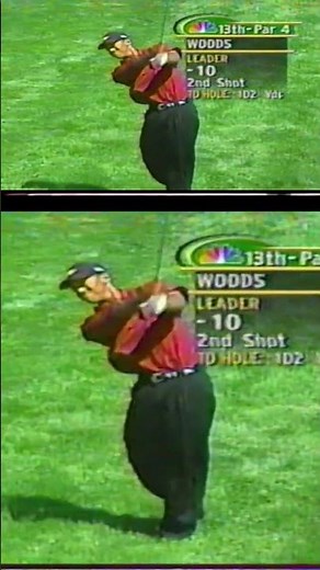 Tiger Woods DESTROYS a 60 Degree Wedge Shot - 100th US Open in the year 2000