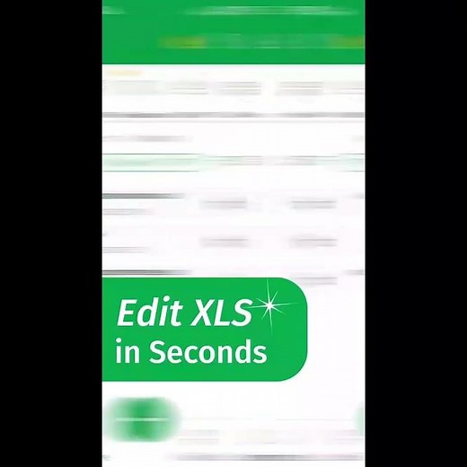 Edit XLS in Seconds | Android | A1 Apps