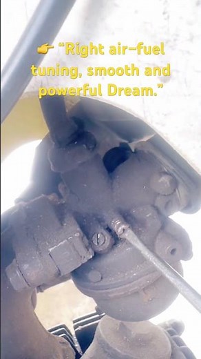 How to Adjust Idle Speed on Honda Dream | Fix High & Low Idle | Motor Repair