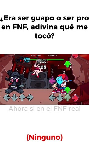 Era ser guapo o ser pro en fnf Adivinen que me tocó🗣️🗣️ (ahora si en el FNF real) #shorts #fnf