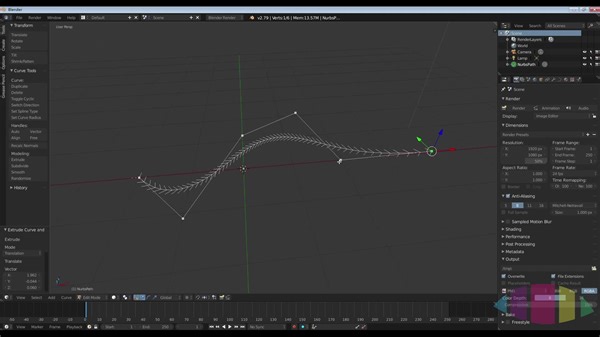 Blender小贴士02 Curve修改器