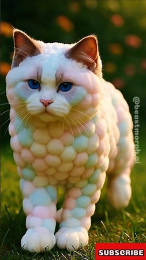 5 Candy-Crafted Cats That Look Too Sweet to Be Real 🍬🐱 #AIArt #CandyFusion