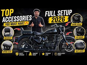 Classic 350 Accessories You MUST Buy | Royal Enfield Classic 350 Full Setup Guide 2026