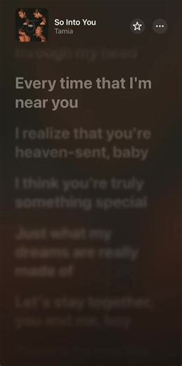 Tamia - So Into You Lyrics