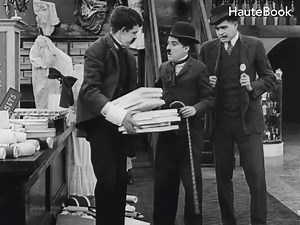 #CharlieChaplin as a customer creates chaos in a department store in the movie ''The Floorwalker'' (1916). Enjoy the best of #Chaplin comedy at - https://goo.gl/86AxnD | HauteBook