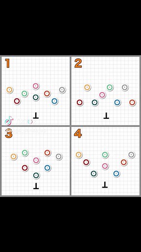 8人用立ち位置構成のダンスガイド🎀👪