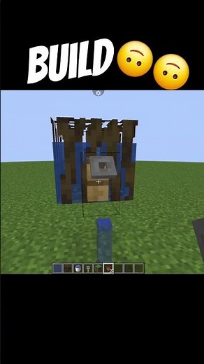 Minecraft Easy Table Build | Cute & Simple Furniture Idea 😀#shots