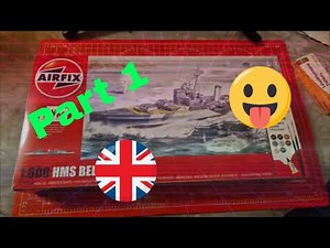 Airfix HMS Belfast 1:600 Scale Part 1.