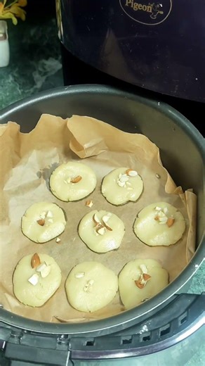 Crispy Homemade Cookies in Air Fryer 🍪 #food #ytshorts #recipe #shorts