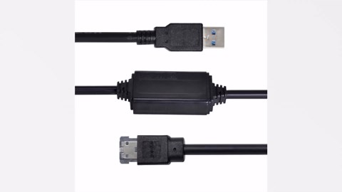 chenyang USB 3.0 to eSATA Adapter 6Gbps for Hard Disk, USB 3.0 to eSATA External SATA Convertor Power eSATA 6Gb/s to USB 3.0 Adapter eSATA Plus USB 3.0 Adapter