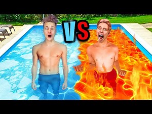 HOT vs COLD Pool Challenge !