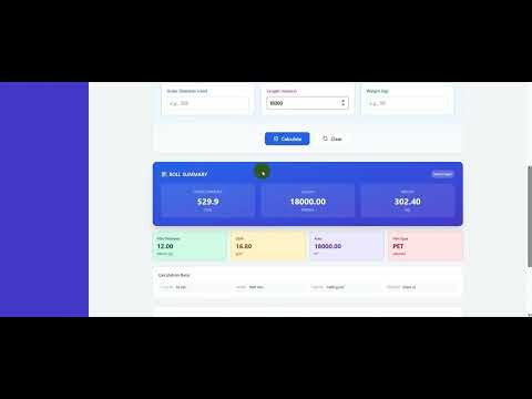 Convert Roll Outer Diameter OD to linear meters instantly