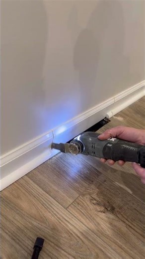 Baseboard vent install #construction #diy #tips #handyman