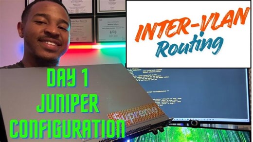 Configuring Juniper InterVlan Routing | Day 1 of Juniper Networking