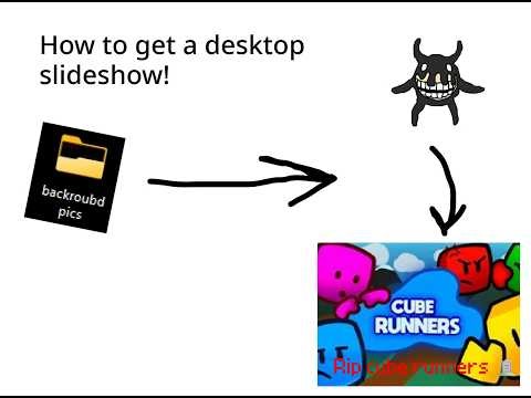 How to get a desktop slideshow (ONLY PC AND LAPTOP!)