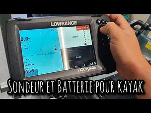 Mon SONDEUR de PÊCHE pour le KAYAK