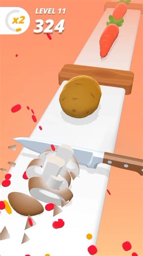 Fruits Cutting 🥕🍎 New Simulator Android Games 2026 New Update GamePlay #shorts #gameplay