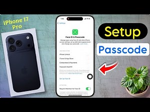 How to Set Lock Screen Passcode on iPhone 17 Pro | IPHONE 17 PRO Lock Screen Security Settings