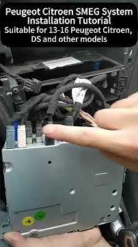 Peugeot Citroen SMEG wireless carplay wireless android auto module connection tutorial