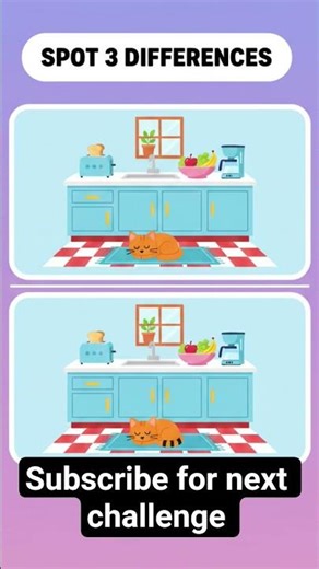 🧠 Sirf sharp log hi 3 differences dhoondh paate hain!⏱️ Time lo… dhyaan se dekho 👀