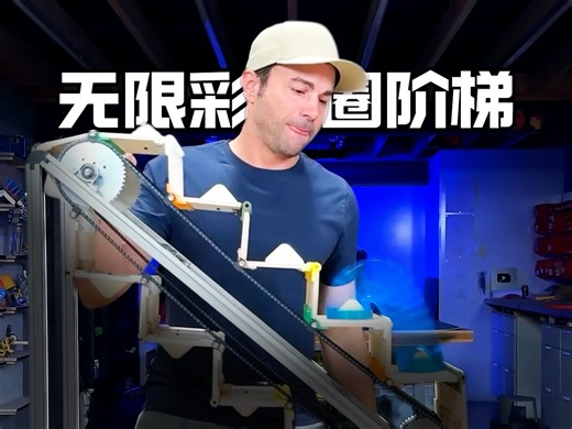 创造无人能打破的世界记录——无线彩虹圈阶梯【MarkRober官方】