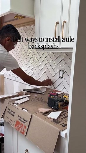 How to Install a Tile Backsplash