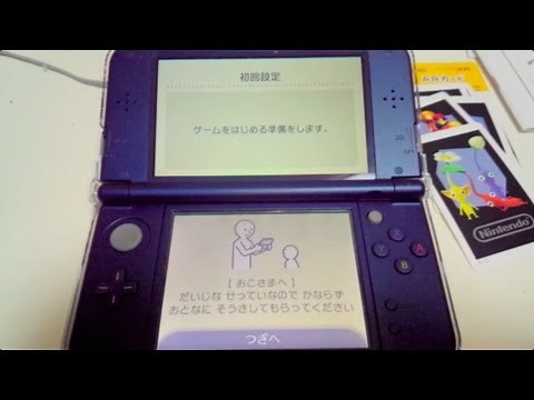 New3DSLLを設定！Newニンテンドー3DS LLを開封・紹介！後編（設定・比較編 カバーの取り外し・起動時間の比較もあるよ！！）