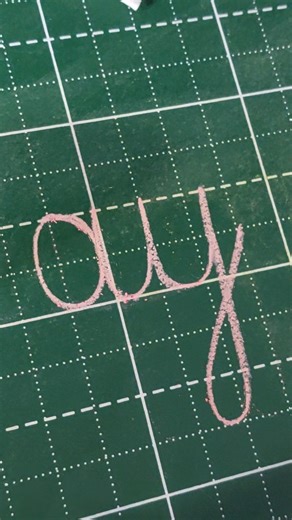 Instructions for writing the "ay" sound