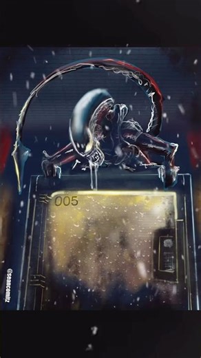 Alien Earth art loose line #alienearth #illastration #drawing #comicbookart