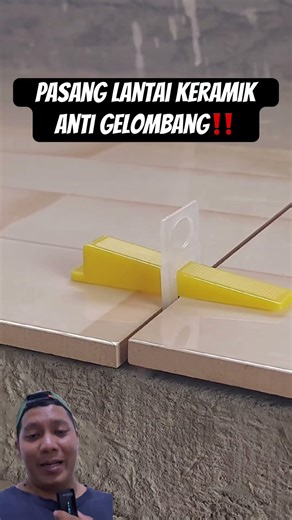 Pasang lantai keramik pakai tile leveling #shorts #diy #craft #pertukangan #konstruksi
