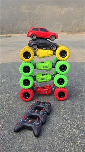 Wow Remote Control Six Racing Car Tower Challenge ! 🏎️🔥