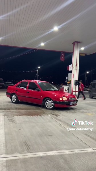 Modified Toyota Corolla: The Ultimate Red Rose Ride