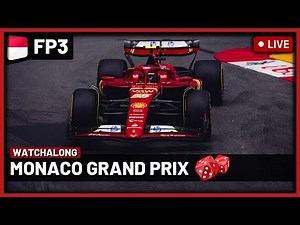 F1 Live: Monaco GP Free Practice 3 - Watchalong - Live Timings + Commentary