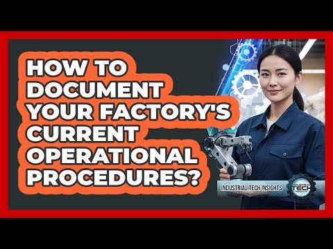 How To Document Your Factory's Current Operational Procedures?