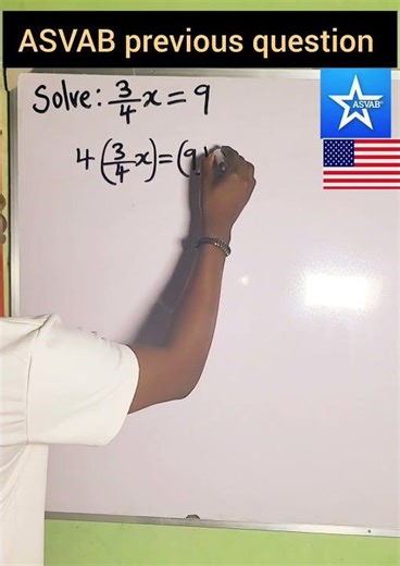 ASVAB previous question step by step solution #usa🇺🇸 #MilitaryExam #ExamPrep #ShabestOnlineTutorial