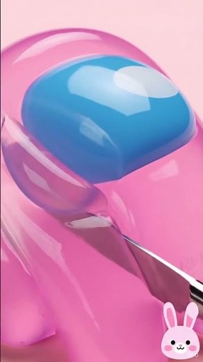 Among Us Jelly ASMR | Soft Press + Clean Slice + Stretch | Satisfying Short