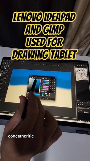 Lenovo IdeaPad as Drawing Tablet