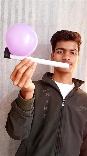 How to make a train horn using a pipe and a balloon || experiment @mr.vaishnavexperiment