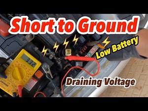 GROUNDED | LOW BATTERY | DRAINING VOLTAGE | HOW TO FIND OUT