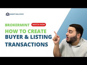 Brokermint Training - How to Create Transactions