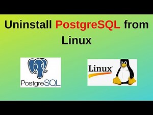 117. How to completely uninstall PostgreSQL from Linux | Uninstall/remove PostgreSQL from Ubuntu